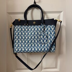 Tory Burch Robinson Double Zip Tote.